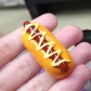 1pc Hot Dog 1.5/1.75/2/2.25/2.75U Artisan Clay Food Keycaps MX for Mechanical Gaming Keyboard